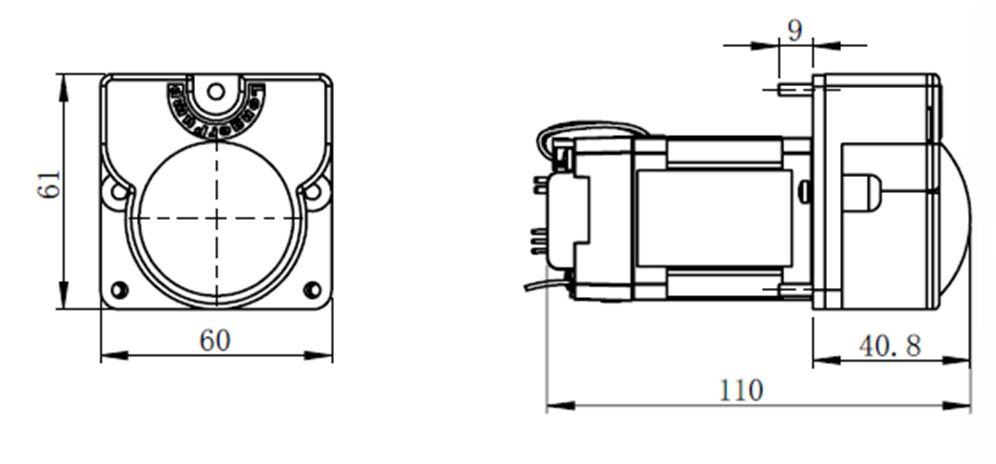 T100-JY15 Dimensions