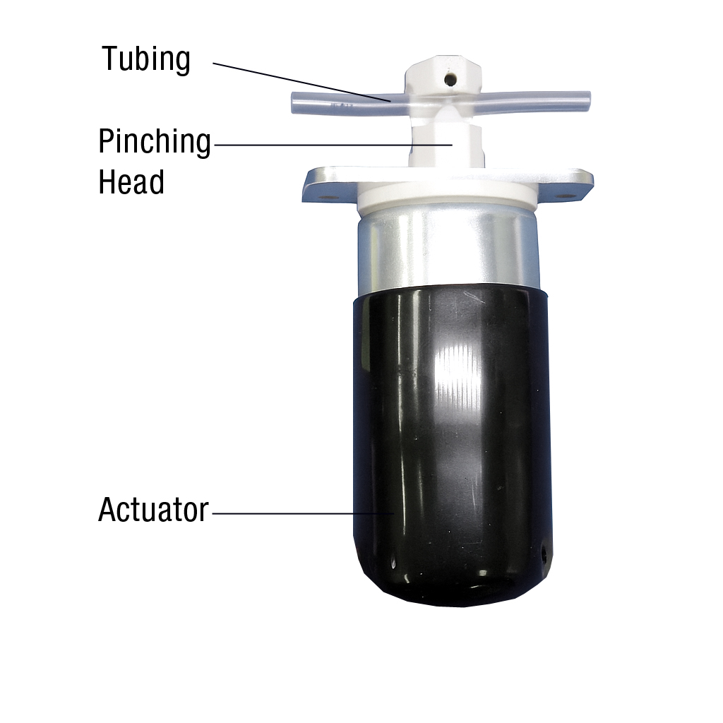 Pinch Valve with Status Detection Function