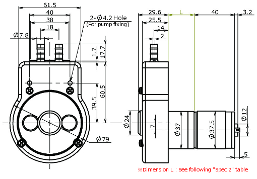 RP-K2 Series - Dimensions RP-K2 Series - Dimensions