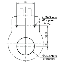 RP-KII Mounting holes